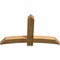 Ekena Millwork Bellingham Rough Sawn Timber Gable Bracket, Western Red Cedar, 60"W x 38"H x 4"D x 6"F, 15/12 Pitch GBW060X38X0406BEL00RWR - alternate 2